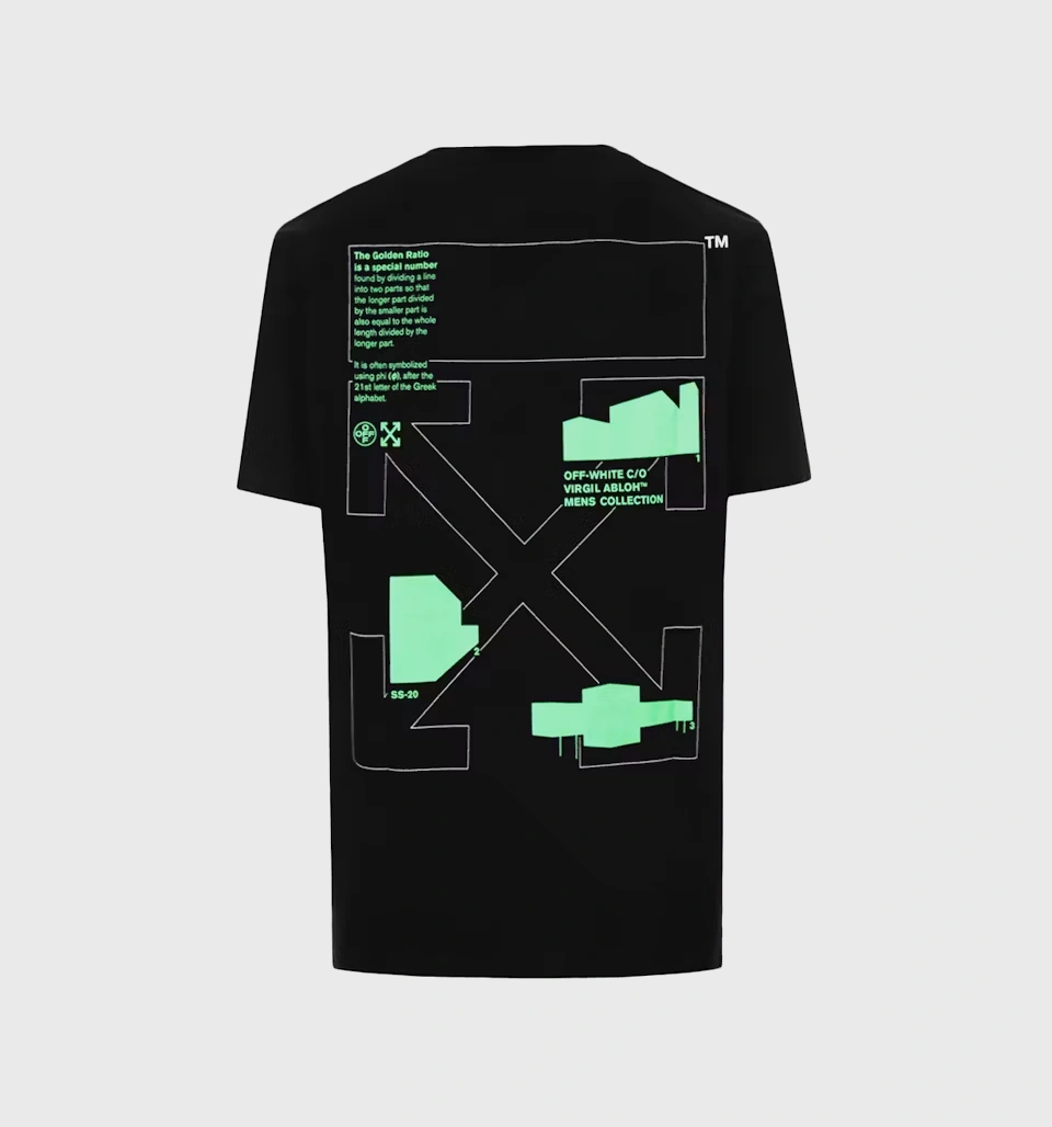 Tshirt Green - Offwhite