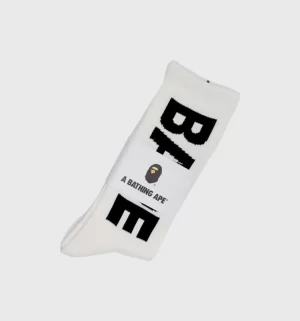 Meia Bape White