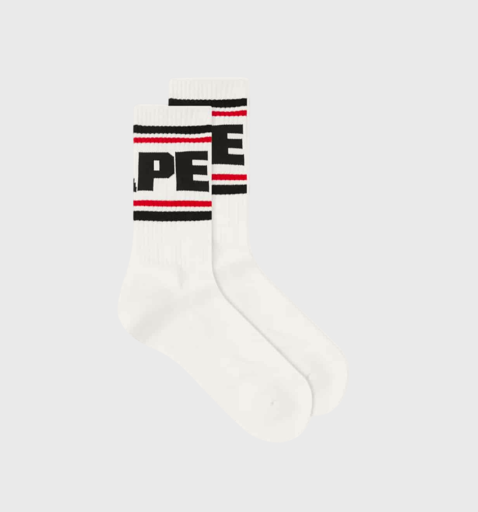 BAPE Black And Red Socks