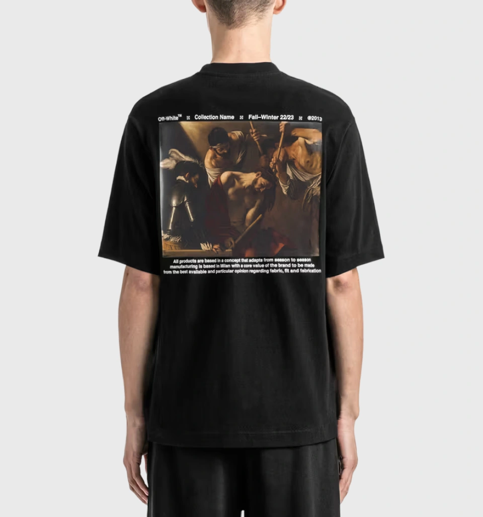 Caravaggio Crowning T-Shirt - Off White