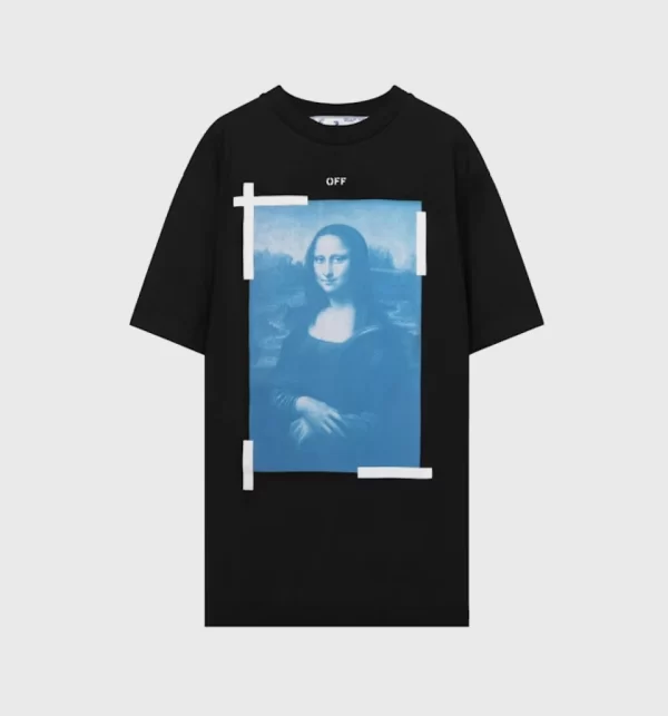 Mona Lisa Oversized TShirt Off White UnderBoost — free download