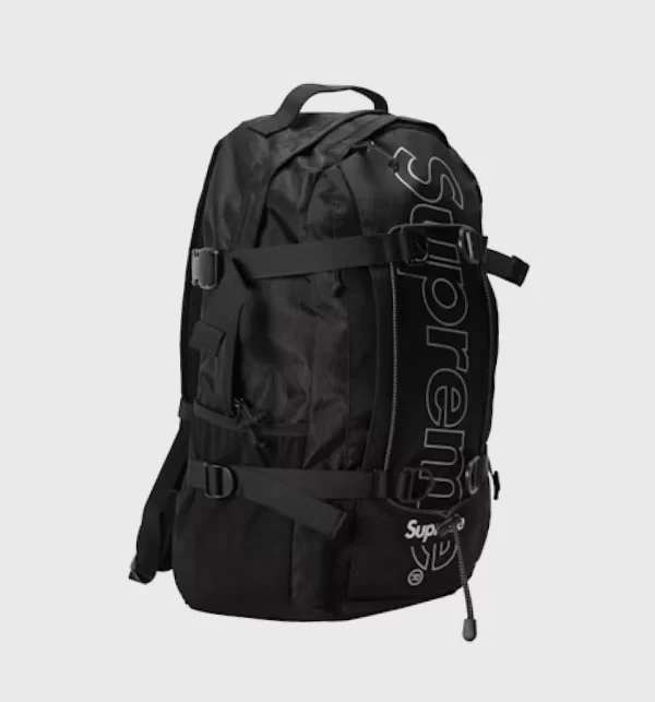 Logo Backpack “Black” (FW18) – Supreme – UnderBoost