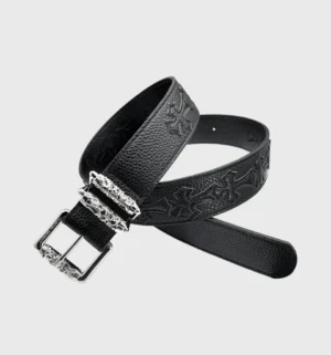 Cinto Chrome Hearts - Black
