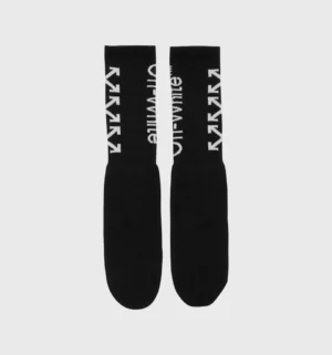 Meia Arrows Off-White - Black