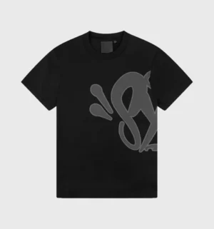 Syna Black Tshirt Logo