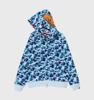Bape Shark Hoodie - Baby Blue