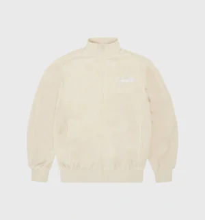Corteiz Allstarz VVS Velour Jacket 'Vanilla'