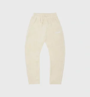 Corteiz Allstarz VVS Velour Pants 'Vanilla'