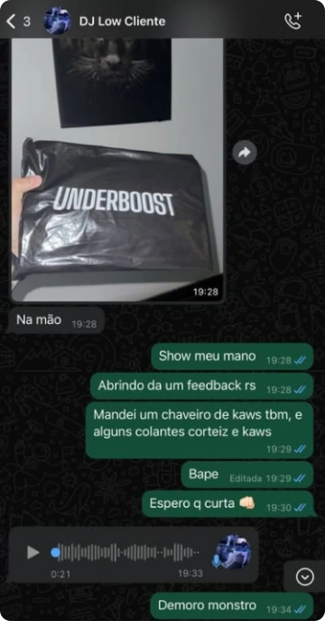 Depoimentos UnderBoost