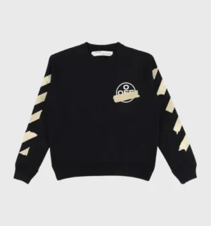 Moletom Off-White Tape Arrows Logo Black