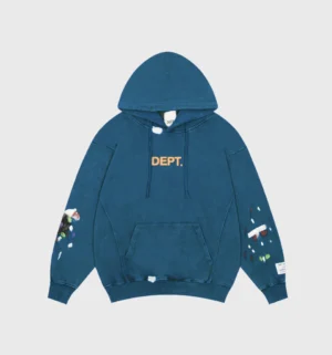 Painted Flare Sweatshirts Black - Gallery Dept