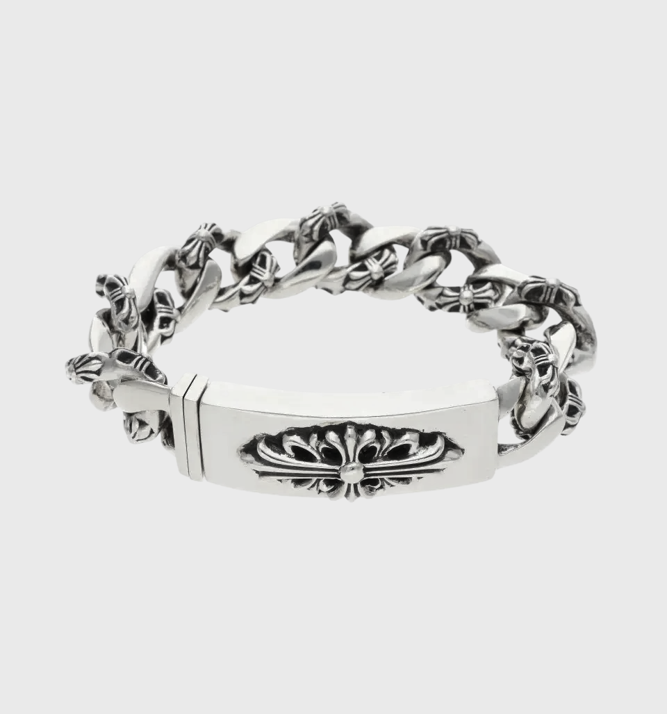 Floral Id Bracelet - Chrome Hearts