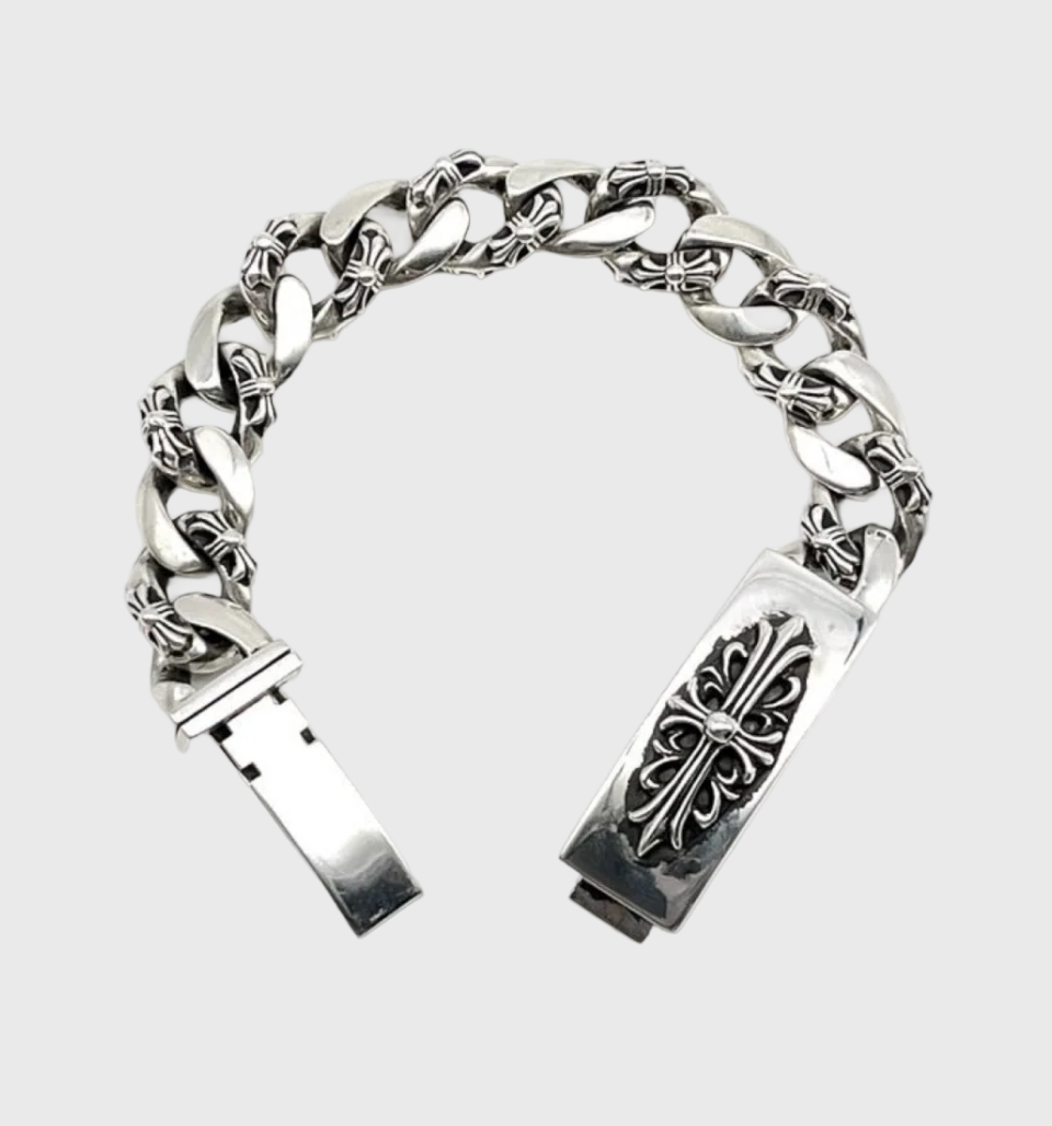 Floral Id Bracelet - Chrome Hearts